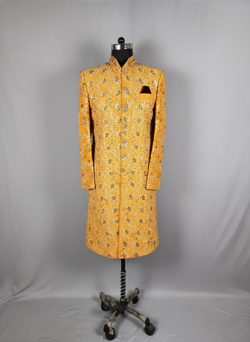 Elegant Women's Sherwani Suit | Indo-Western Designer Jodhpuri Jacket with Pants | Traditional Wedding Guest Dress