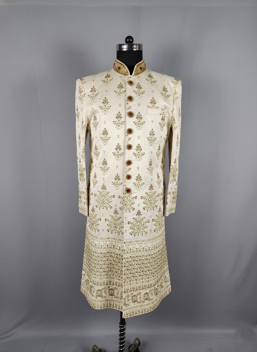Elegant Women's White Sherwani Suit | Indo-Western Designer Jodhpuri Jacket with Pants | Traditional Wedding Guest Dress