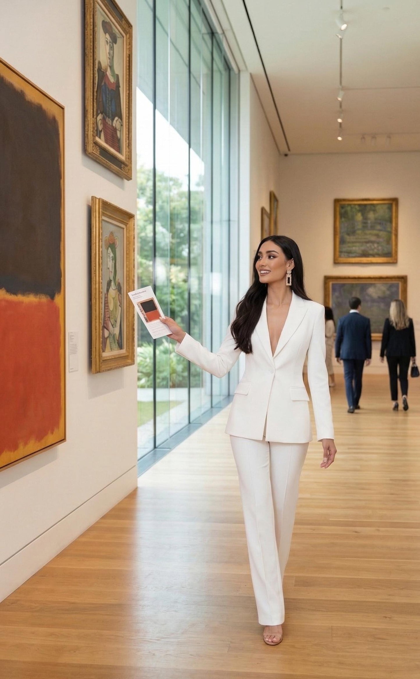WHITE  Women’s 2 Piece Suit | Blazer & Pants | Custom Tailored Formal Outfit